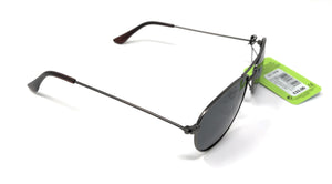 Boots 103J polarised sunglasses with grey lenses and metal frame, perfect for beach days