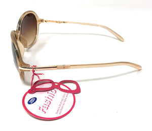 Women's Fashion Sunglasses Gold Frame 135I Boots 1