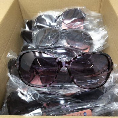 25 Pairs Ladies Sunglasses Purple Animal Print by Boots 033J 