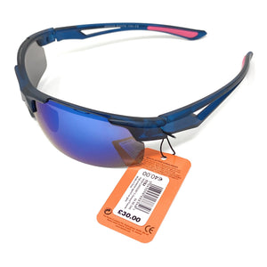 High-performance sunglasses with wraparound design and UVA & UVB protection