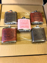 Load image into Gallery viewer, Wholesale Job Lot Of 72 X Top Bloke Hip Flasks - Mixed Designs