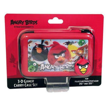 Load image into Gallery viewer, Angry Birds 3D Gamer Carry Case Set For Nintendo DSi/3DS Red