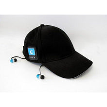 Load image into Gallery viewer, Bluetooth Baseball Cap Hands Free Black SmartCap