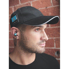 Load image into Gallery viewer, Bluetooth Baseball Cap Hands Free Black SmartCap