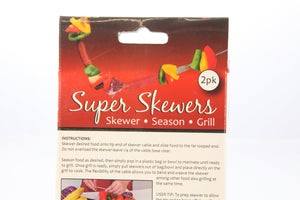 Cooking - Super Skewers Stainless Steel Flexible Skewer - 2 Pack