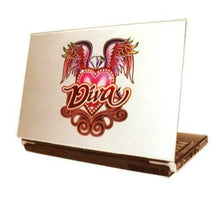 Load image into Gallery viewer, Laptop Tattoo Stickers - Diva Winged Heart