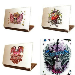 Laptop Tattoo Stickers - Diva Winged Heart
