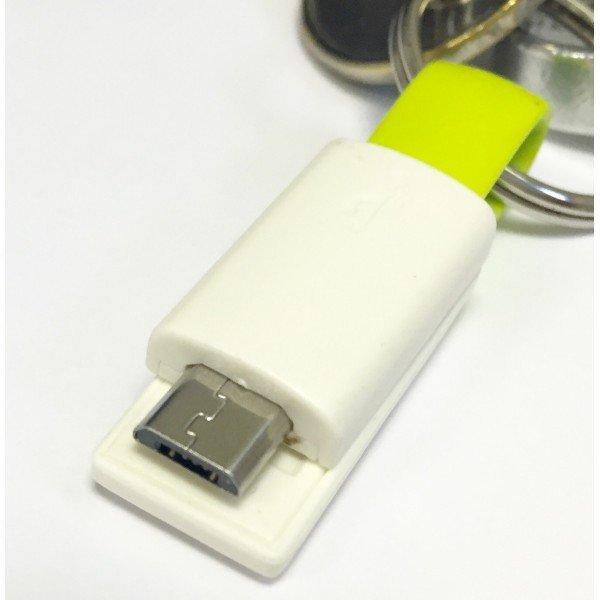 Micro USB Mini Magnetic Charging Cable For Android Smartphone (Lime Green)