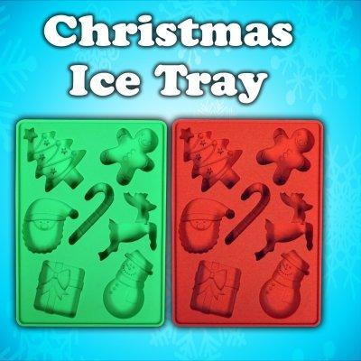 Novelty - Christmas Ice Tray And Chocolate Mould