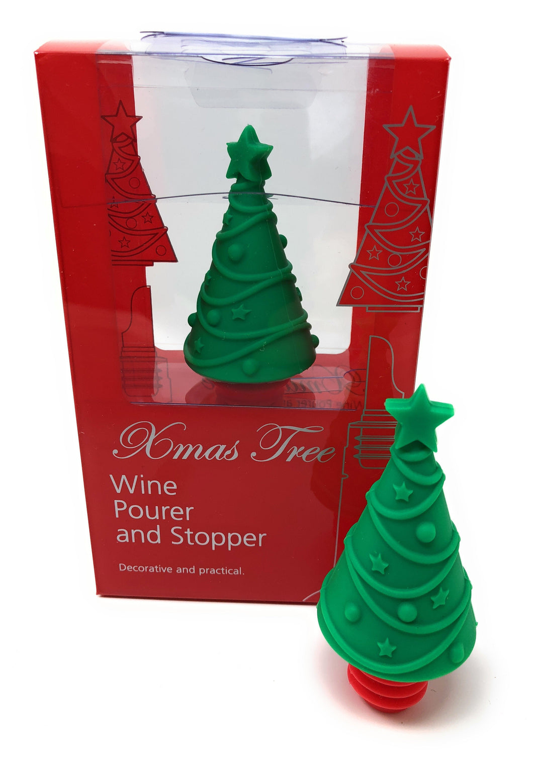 Novelty - Christmas Tree Bottle Stop & Pourer