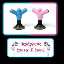 Load image into Gallery viewer, Novelty - Headphone Splitter And Stand - Blue