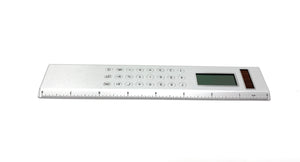 Stationery - Solar Powered Calculator And 8 Inch Ruler