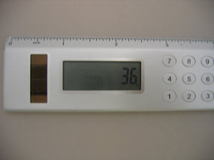 Stationery - Solar Powered Calculator And 8 Inch Ruler