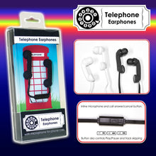 Load image into Gallery viewer, Telephone Design Earphones -Black
