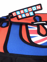 Load image into Gallery viewer, Union Jack Cartoon BREXIT Messenger Bag